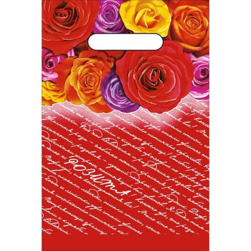 Пакеты с вырубной ручкой с лого и без